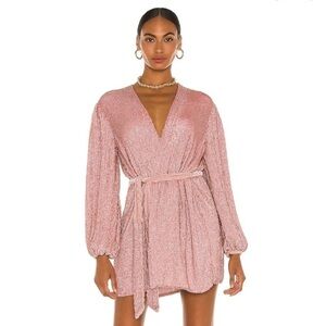 Retrofete Gabrielle Robe dusty rose dress size xs